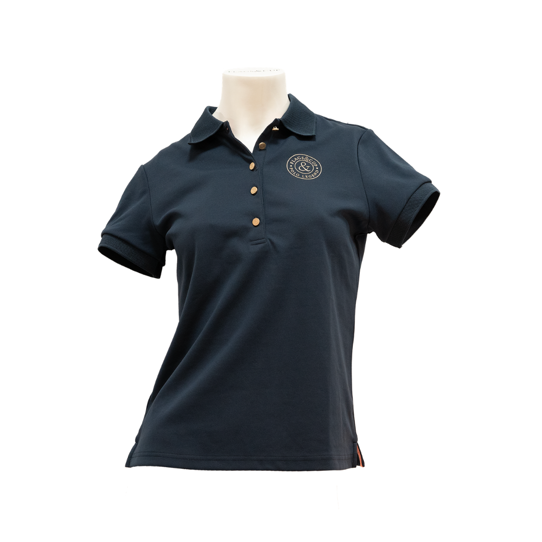 Polo femme manches courtes Anzia Flags & Cup