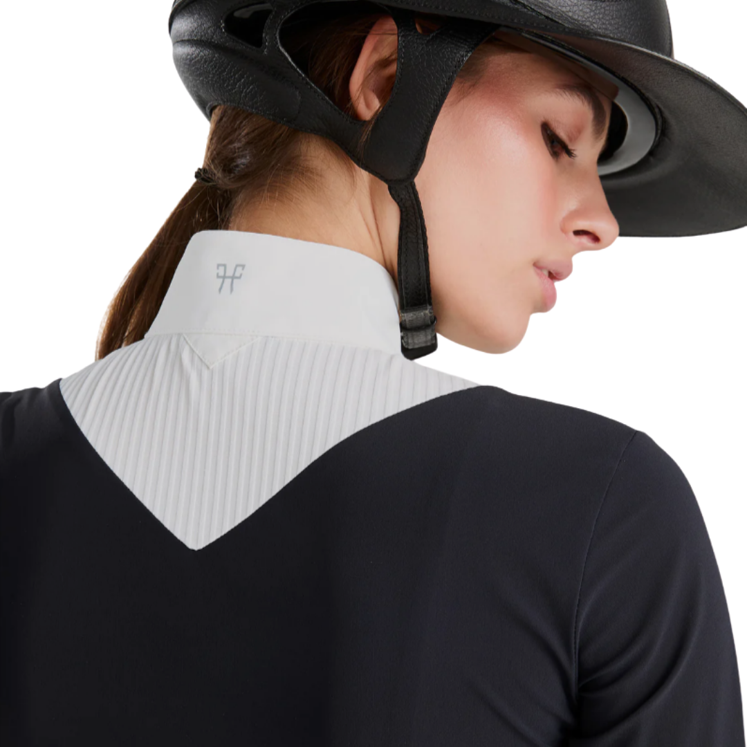 Polo de concours manches longues femme Aeris Horse Pilot