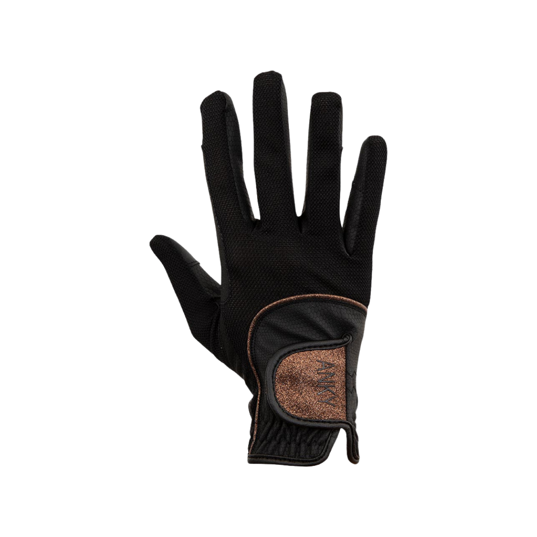 Gants mesh et paillettes Anky