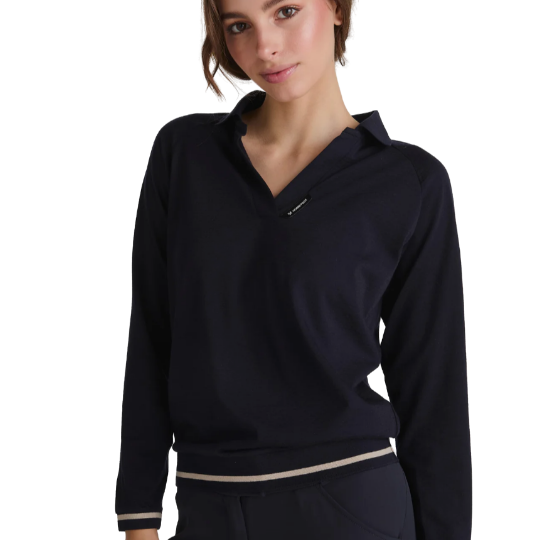 Polo mérinos femme Horse Pilot