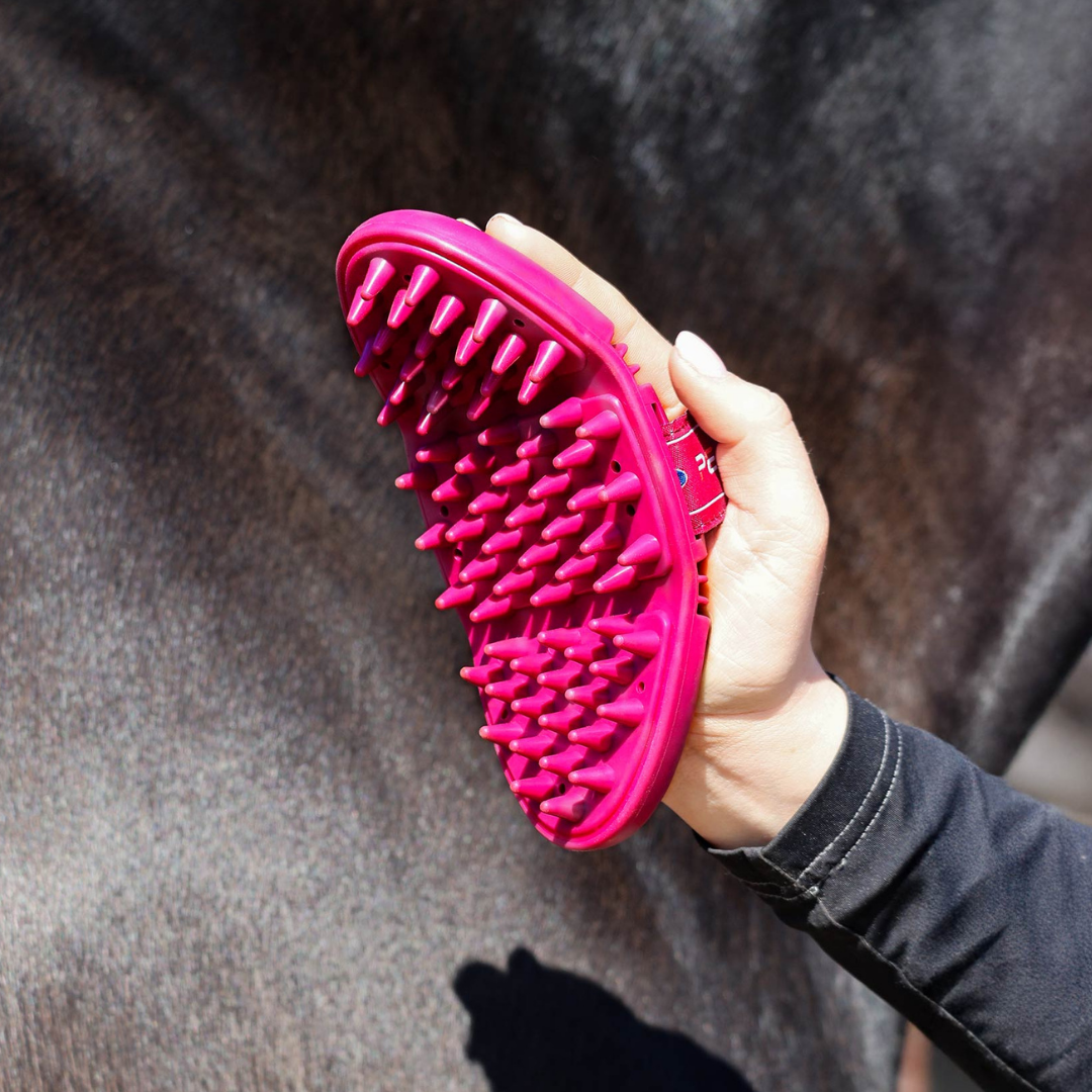 Brosse de massage Soft Touch Flexi Premier Equine